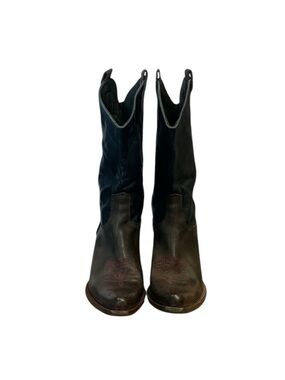 Vintage Vera Gonna Leather Pont toe Cowboy Boot